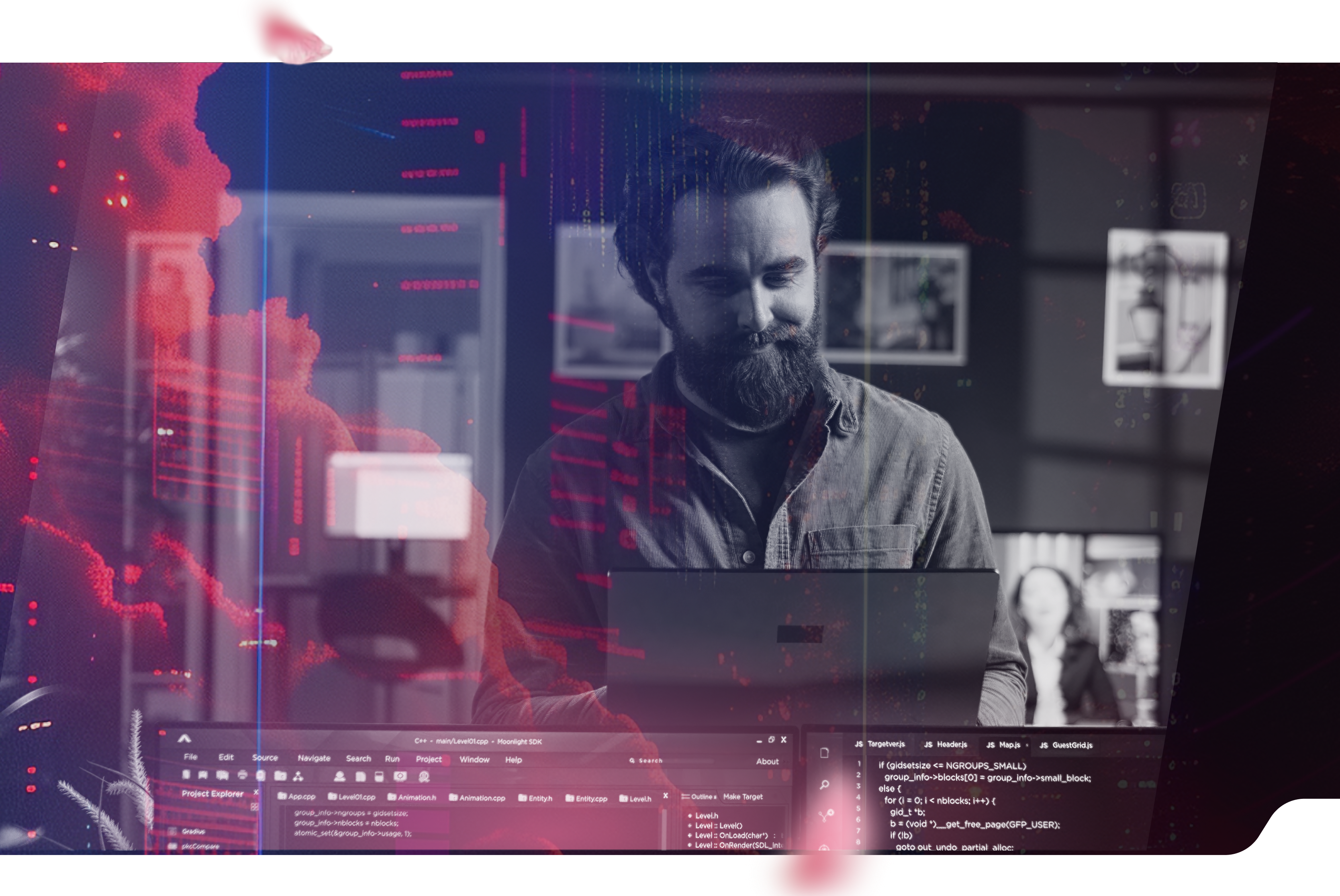 Who We Are background