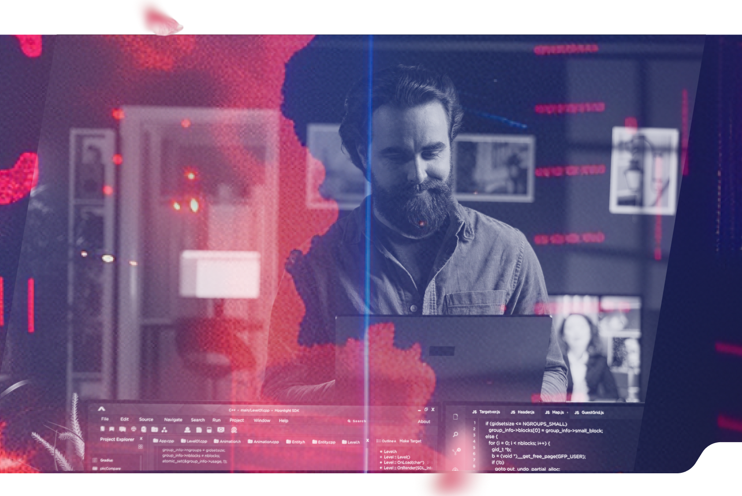 Who We Are background